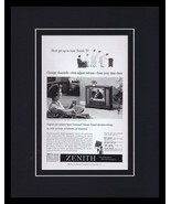 1959 Zenith Space Command TV Remote Framed 11x14 ORIGINAL Vintage Advert... - £35.04 GBP