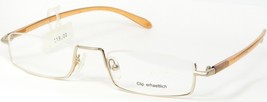 Raven Optics Mod.341 Col.2 Blass Gold Einzigartig Brille Rahmen 48-21-145mm - $873.22 MXN