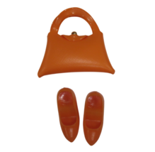 Vintage Barbie Orange Purse and Heels 1960s Francie - €16,90 EUR