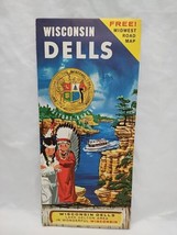 Vintage 1960s Wisconsin Dells Lake Delton Area In Wonderful Wisconsin Brochure - £18.65 GBP