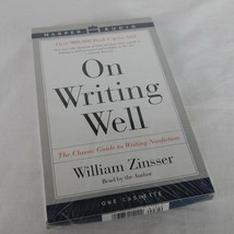On Writing Well William Zinsser 1998 Cassette Abridged by Author New Unw... - £4.64 GBP