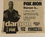 Damon Tv Series Print Ad Advertisement Vintage Damon Wayans TPA1 - $5.93