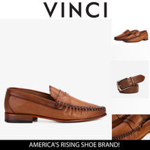 The Eregli Tan Leather Penny Loafer Men Shoe image 3