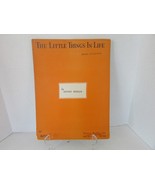 THE LITTLE THINGS IN LIFE BY IRVING BERLIN 1930 SHEET MUSIC - $73.13 MXN