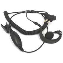 2 Pin Headset Mic Earpiece Radio Security G-Shape - $17.99