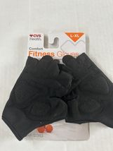 FITNESS GLOVES GYM WORKOUT TRAINING GLIVES LARGE/X-LARGE NEW OPEN FINGERS - $5.62