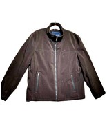 Tommy Hilfiger Essential Casual Bomber Jacket size L zip up black HOLE O... - $25.04