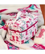 Western Whimsy Travel Cosmetic Case With Handle - $48.73 CAD