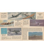  VINTAGE 1960&#39;S POSTCARD SIZE MILITARY COLORED AVIATION PLANES PHOTOS - ... - £29.42 GBP