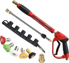 Tool Daily Deluxe Pressure Washer Gun, With Replacement Wand, Inch, 5000... - $46.98