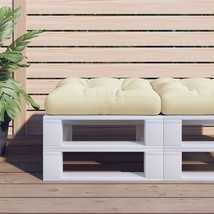  Pallet Cushion Cream 100% Polyester 23.6 x 24.2 x 3.9 inches - $71.77