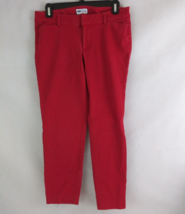 Old Navy The Pixie Red Women&#39;s Ultra Low Rise Pants Size 8 - £11.44 GBP