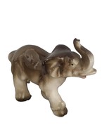 Antique Porcelain Miniature Elephant With Trunk Up. Made in Japan - £7.47 GBP