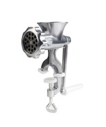 Kitchen Home Cast Iron Meat Grinder Table Hand Mincer Tool On Desk Outside - $77.94 CAD