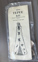 Mini Tepee Kit Model Of a Native American Dwelling #303901 Model Train /... - £10.61 GBP