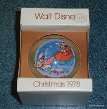 Walt Disney 1978 Schmid Christmas Ornament Mickey Mouse &amp; Dumbo Collectible Gift - £9.29 GBP