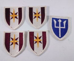 5 Military Patches Lot: 44th Medical Brigade, 97th Army Reserve Command ... - $11.65