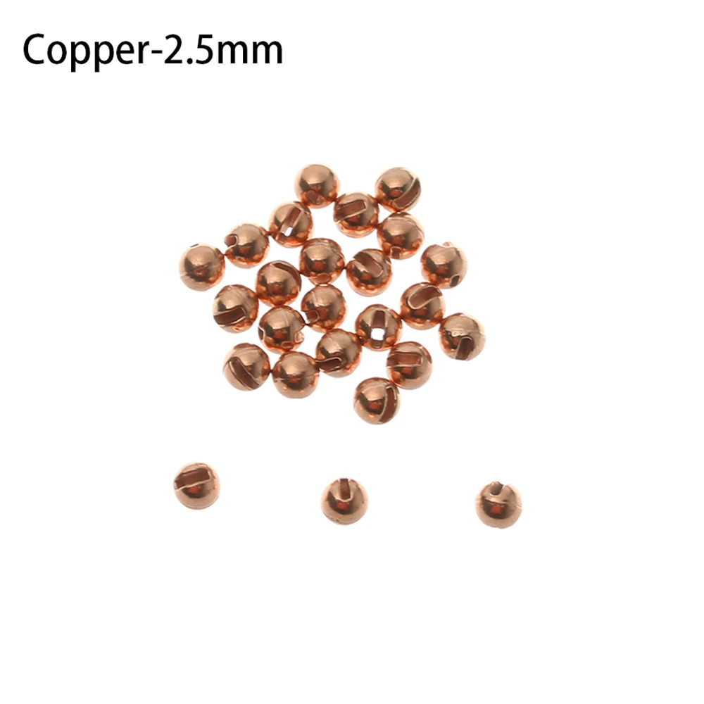 25Pcs/lot 2.5mm/3.0mm/3.5mm Tungsten Alloy Slotted Tungsten Beads Nice-Designed  - £84.56 GBP