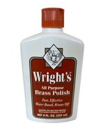 Wright&#39;s All Purpose Brass Polish 8 fl oz Used Approximately 90% Full - $37.05