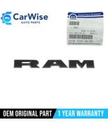 NEW OEM 2019-2025 Dodge RAM 1500 Front Door Logo Flat Black Door Nameplate - $123.33 CAD