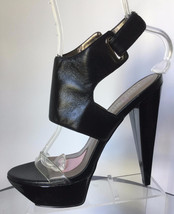 New Paris Hilton Addiction Platform Sandals (Size 7.5 M) - £39.92 GBP