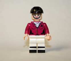 YY Minifigure Building Custom Horse Jockey outfit Female Girl  - £4.86 GBP