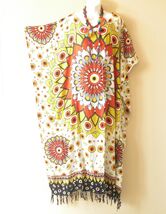 KD482 Abstract Batik Plus Kimono Kaftan Dolman Women Abaya Maxi Dress Up... - $29.90