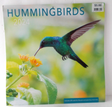 Hummingbirds 2024 Wall Calendar By Day Spring Sealed - £7.78 GBP