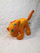 Screeching Meowing Dan Dee Collectors Choice Orange Plush Toy Halloween Works - £1.94 GBP