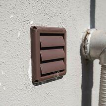 Deflecto 6&quot; Plastic Louvered Vent Hood Cover, Exterior Wall Cap, Fits 6&quot;... - $18.59 CAD