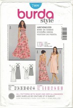 Burda Style 7408 Summer Cocktail, Evening, Bridesmaid Dress Pattern Size 6-18 UC - $12.73