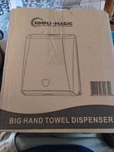 Simpli-Magic Big Hand Towel Dispenser Commercial Industrial 79274 13x11”... - £14.31 GBP