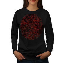 Zodiac Circle Art Jumper Ornament Art Women Sweatshirt - £14.37 GBP