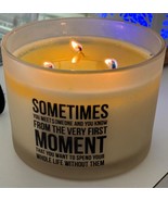 Primitives By Kathy Frosted Jar Candle FUNNY Bergamot 14 oz 30hr Burn 3 ... - $25.95