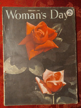 WOMANs DAY magazine February 1945 Draft Bernard De Voto Rose Wilder Lane Lew Die - £8.65 GBP