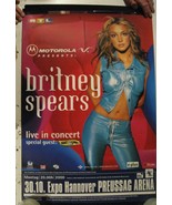 Britney Spears Affiche en Direct En Concert Boyz N Girlz Hanovre - $246.85 CAD