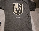 Vegas Golden Knights Logo Grey Short Sleeve Mens Size Large Shirt  Cotto... - £6.33 GBP