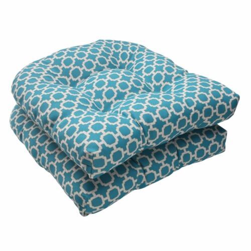 Patio Chair Cushion Set Of 2 Lawn Furniture Outdoor Seat Pillow Replacement Pads - $90.13