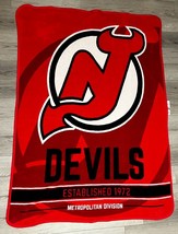 New Jersery Devils Northwest Soft Plush Throw Blanket NHL 42&quot; X 58&quot; - £11.37 GBP