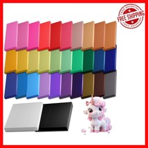 Non-Toxic 32-Color Polymer Clay Set - Ideal for Jewelry, Crafts &amp; Kids’ ... - $607.58 MXN