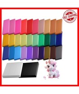 Non-Toxic 32-Color Polymer Clay Set - Ideal for Jewelry, Crafts &amp; Kids’ ... - $607.58 MXN