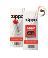 12x Packs Zippo Lighter Genuine Flints &amp; Wicks Variety Bundle | 6 Packs ... - $26.12 CAD