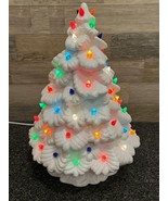 Vintage 16” Handmade Lighted Ceramic Christmas Tree - Tested &amp; Working - $164.47