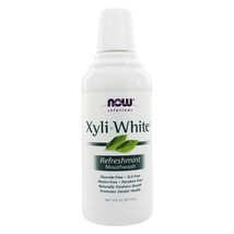 NOW Foods Xyliwhite Mouthwash Refreshmint Flavor, 16 Ounces - $15.19
