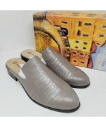 Bella Vita Briar II Women&#39;s Shoes Mule Stone Crocodile Print Size 12 N - £39.52 GBP