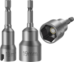 FTIHTRY 3Pcs RV Socket Set, Leveling Scissor Jack Socket Drill Adapter w... - £9.61 GBP