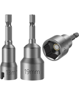 FTIHTRY 3Pcs RV Socket Set, Leveling Scissor Jack Socket Drill Adapter w... - £9.61 GBP