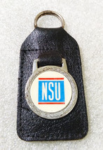 NSU AUTO ✱ VTG Old Keychain England Metal Porte-Clés Schlusselanhanger 1970´s - £23.21 GBP