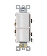 Broan-NuTone P2RW Two-Rocker Wall Control Switch for Bathroom Exhaust Fan, - $29.00