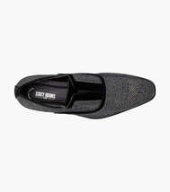 Stacy Adams Starleigh Rhinestone Plain Toe Slip On Black and Silver 25685-042 image 4